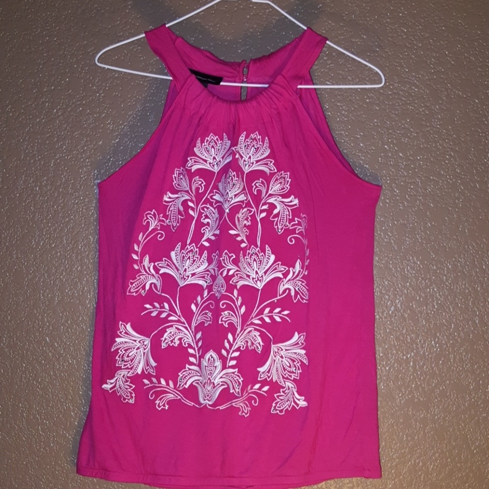 White Flower print blouse